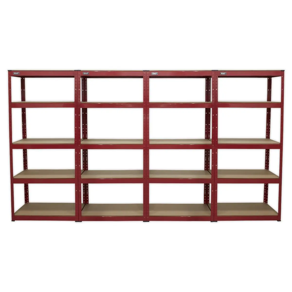 Sealey Racking Unit with 5 Shelves 150kg Capacity Per Level - Set of 4