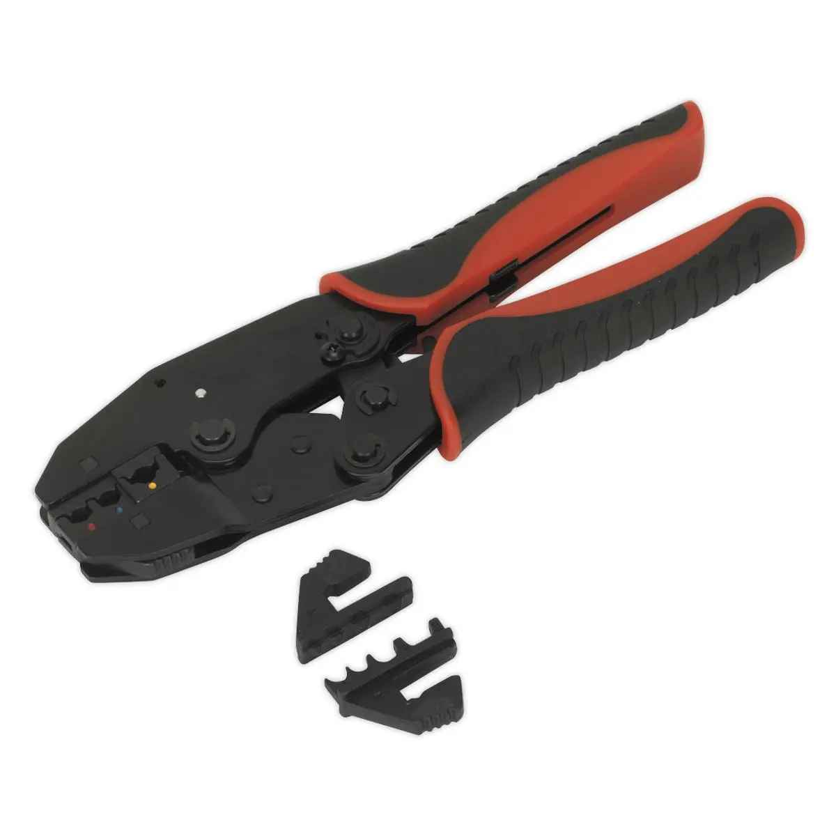 Sealey Ratchet Crimping Tool Interchangeable Jaws - Image 2