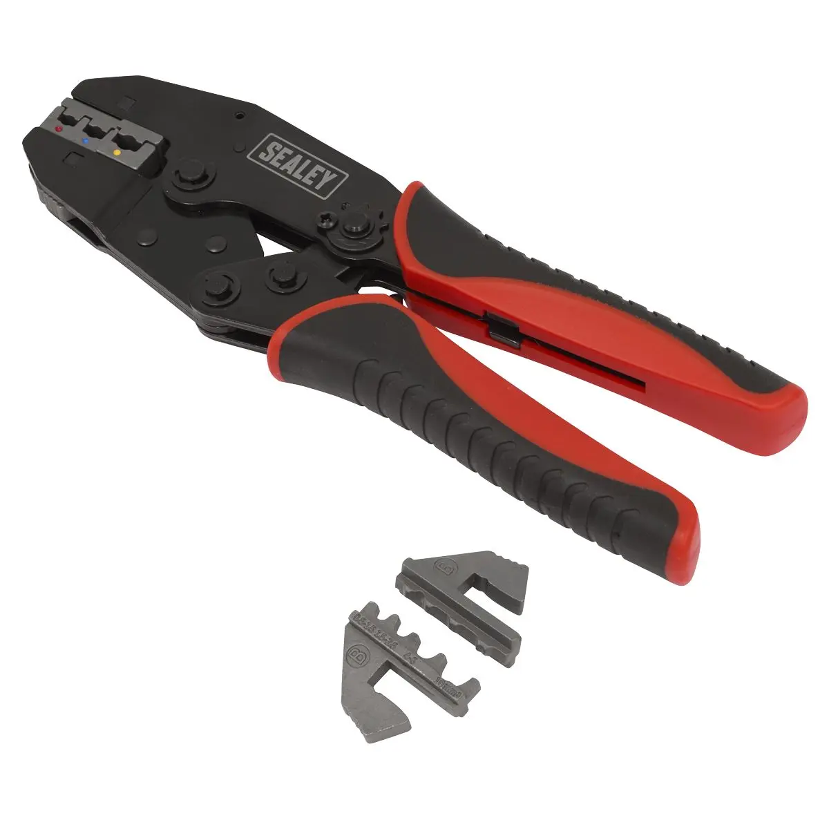 Sealey Ratchet Crimping Tool Interchangeable Jaws - Image 3