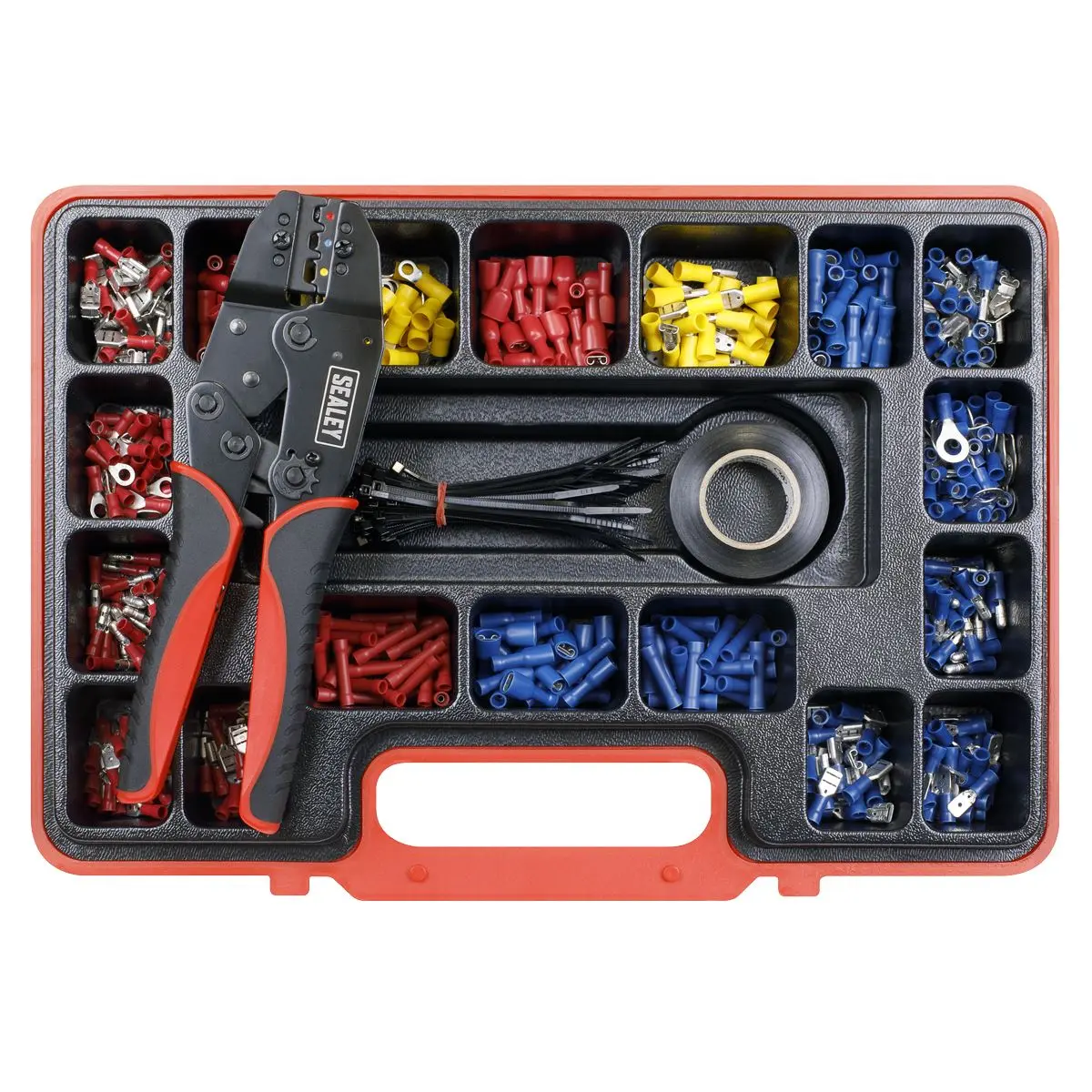 Sealey Ratchet Crimping Tool Kit 552pc - Image 10