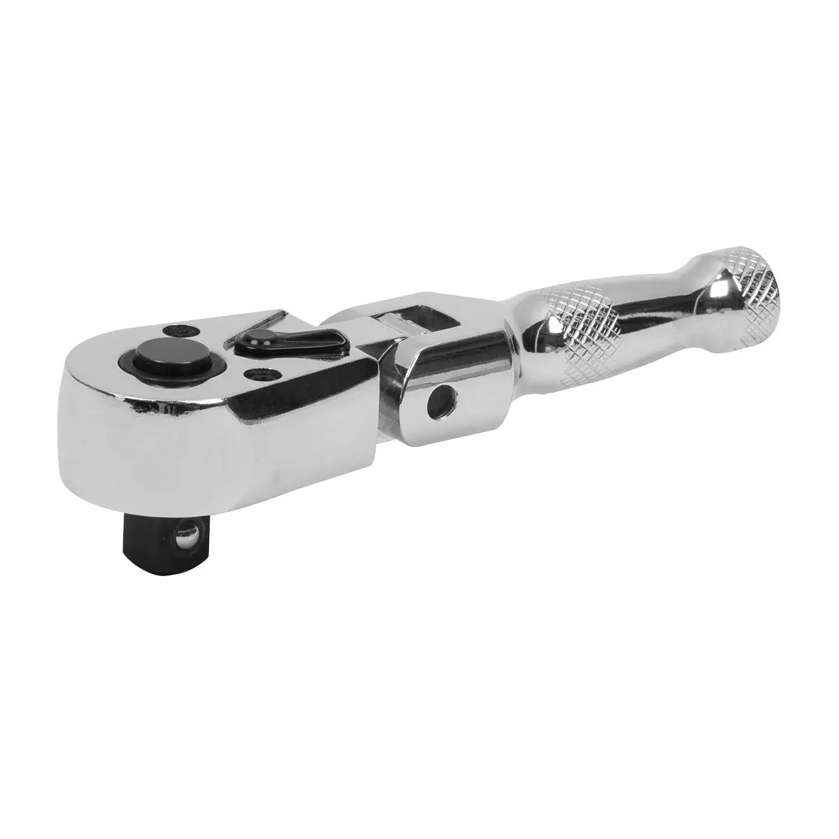 Sealey Ratchet Handle Socket Wrench Flexi Head Stubby 3/8" Drive 72 Tooth - Image 3