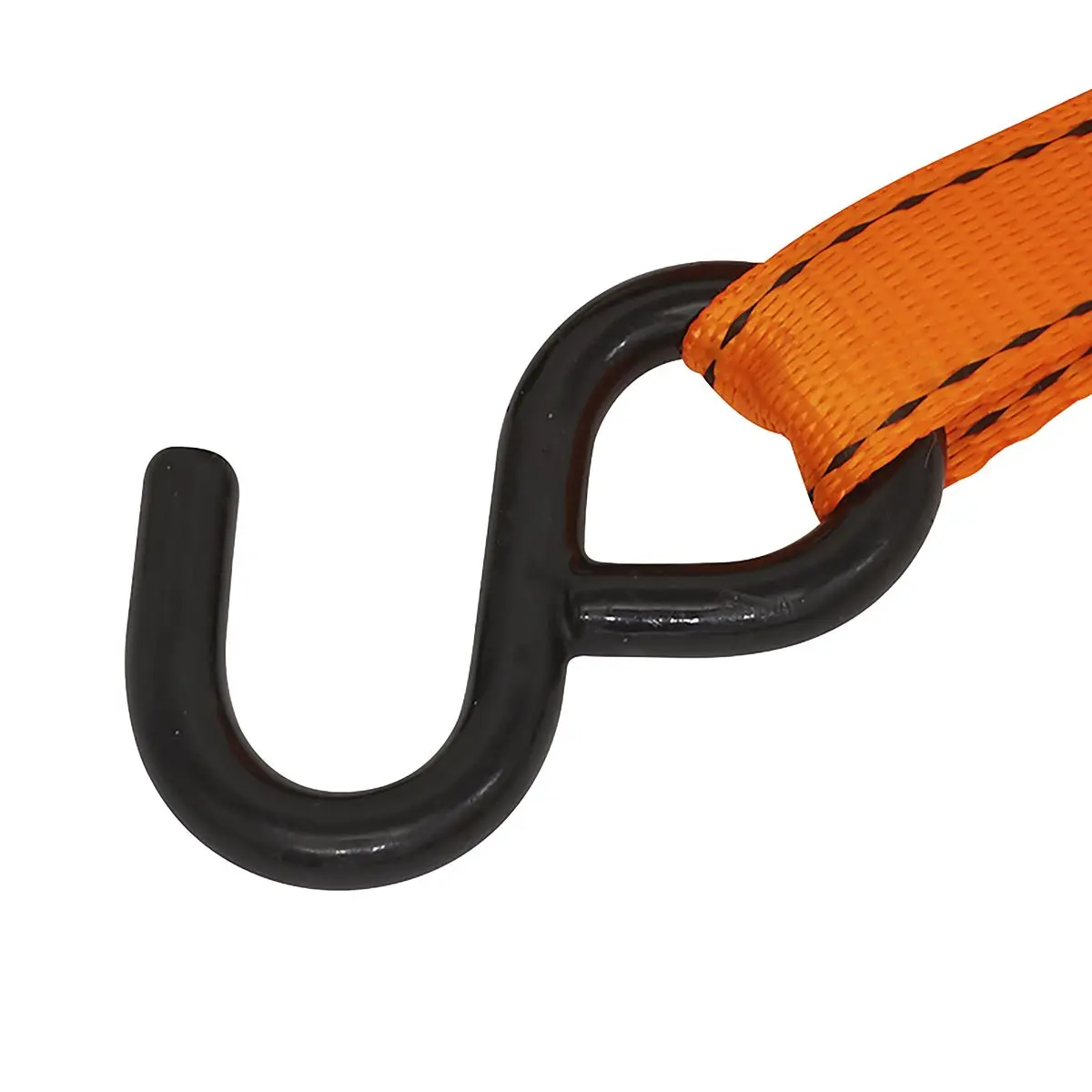 Sealey Ratchet Strap 25mm x 5m Polyester Webbing S-Hook with Corner Protector 600kg Breaking Strength - Image 6