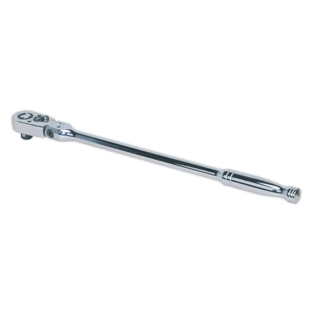 Sealey Ratchet Wrench Flexi Head 445mm 1/2" Drive Pear Head Flip Reverse