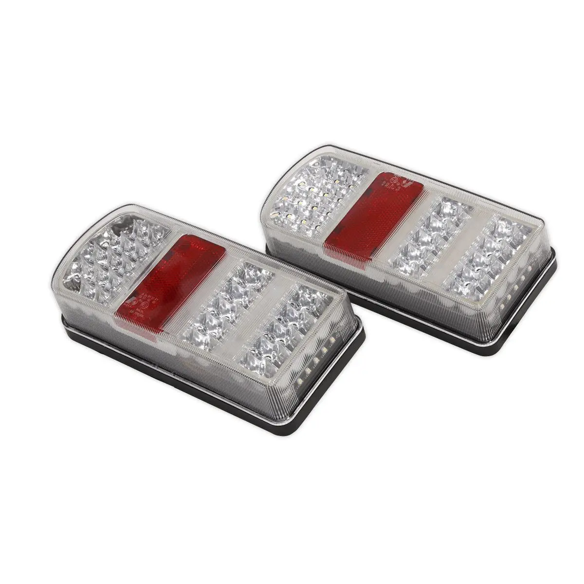 Sealey Rear Rectangle Lamp Cluster (Pair) SMD LED 12V - Image 2