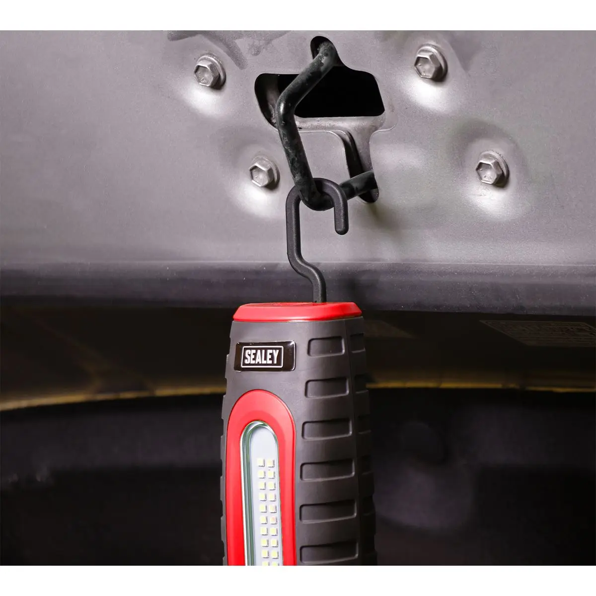Sealey Rechargeable 360° Inspection Lamp 24 SMD LED + 3W LED Red 1000 Lumens - Image 7