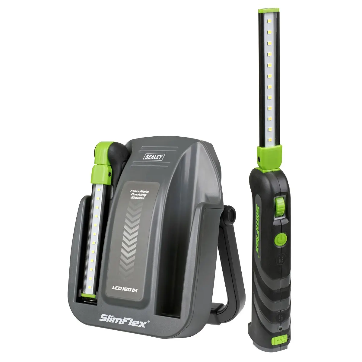 Sealey Rechargeable Floodlight/Folding Inspection Light Docking Station Kit - Image 3