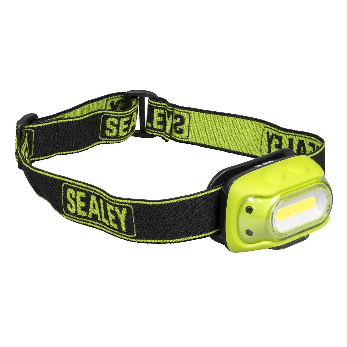 Sealey Rechargeable Head Torch with Auto-Sensor 8W COB LED - Green