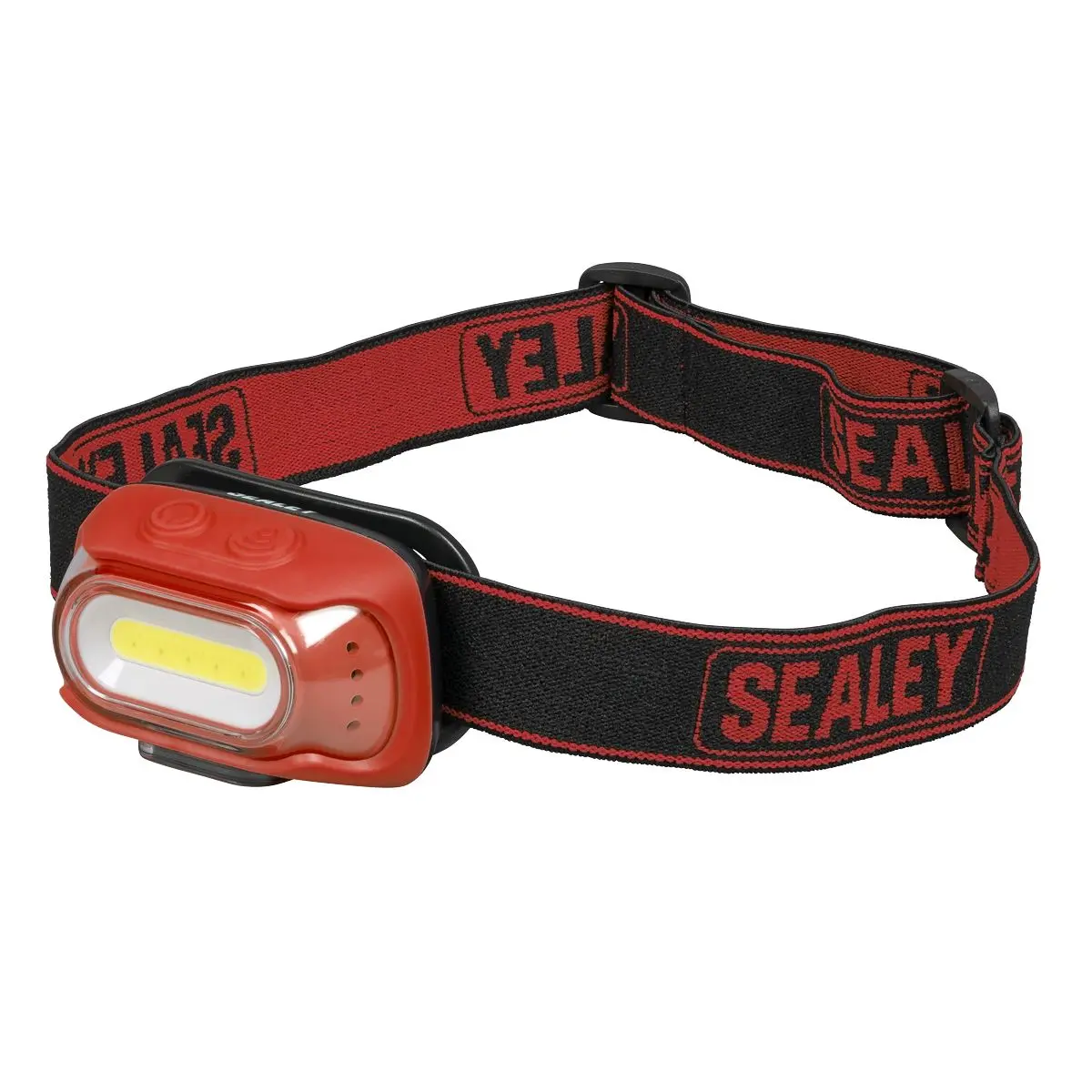 Sealey Rechargeable Head Torch with Auto-Sensor 8W COB LED - Red - Image 2