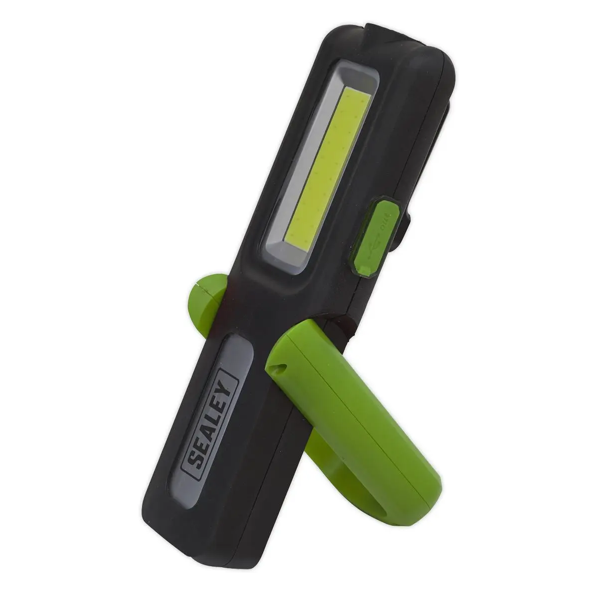 Sealey Rechargeable Inspection Light 5W COB & 3W SMD LED with Power Bank - Green - Image 4