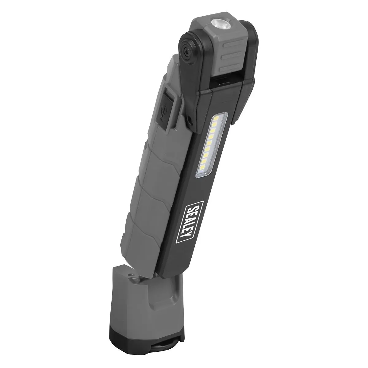 Sealey Rechargeable Inspection Light 360° 10W & 2 x 4W SMD LED Grey - Image 7