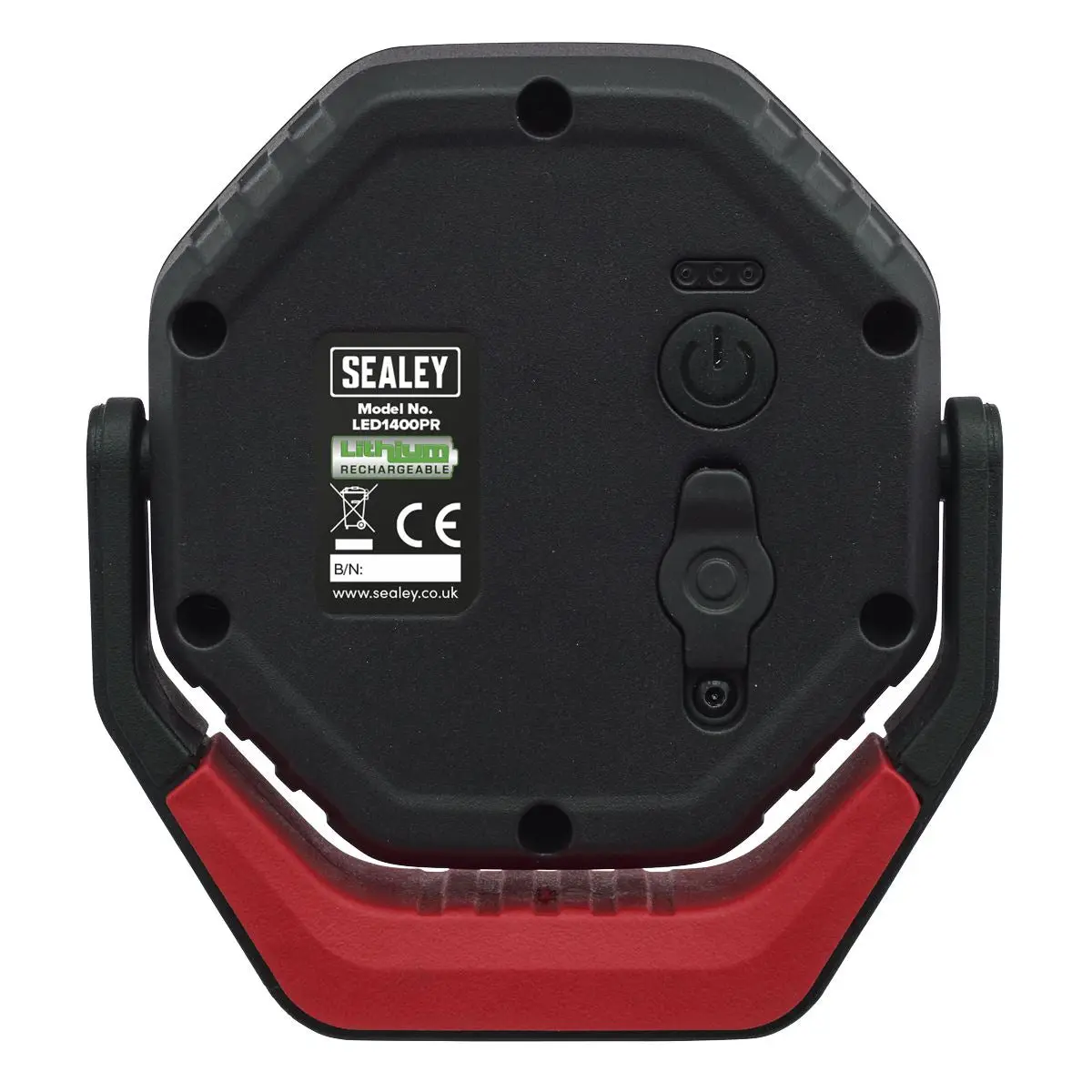 Sealey Rechargeable Pocket Floodlight with Magnet 360° 14W COB LED - Red - Image 5
