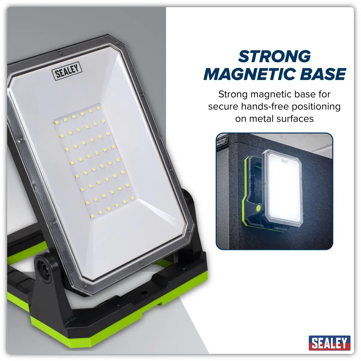 Sealey Rechargeable Portable Floodlight & Power Bank 20W SMD LED - Image 8