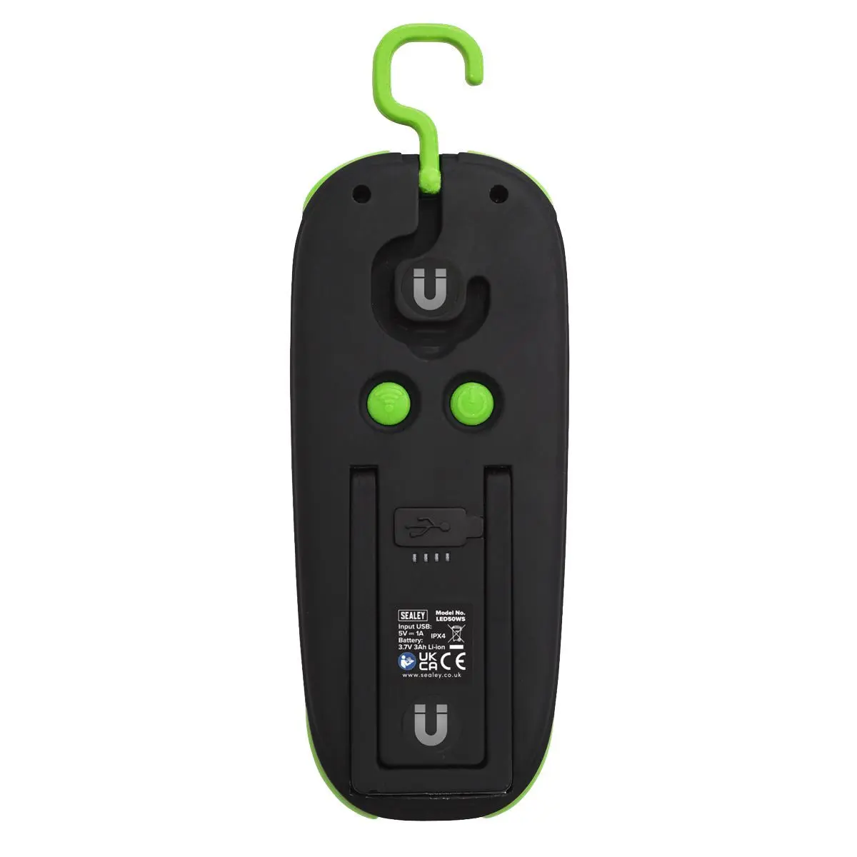 Sealey Rechargeable Torch with Wireless Speaker 10W COB LED 500 Lumens - Image 7