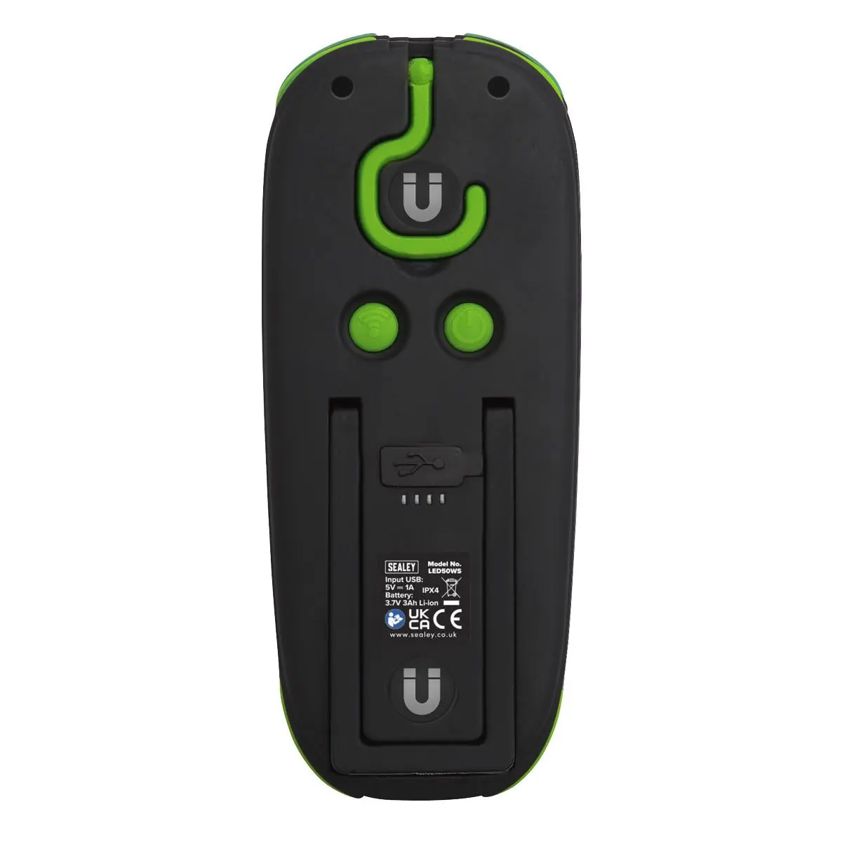 Sealey Rechargeable Torch with Wireless Speaker 10W COB LED 500 Lumens - Image 8