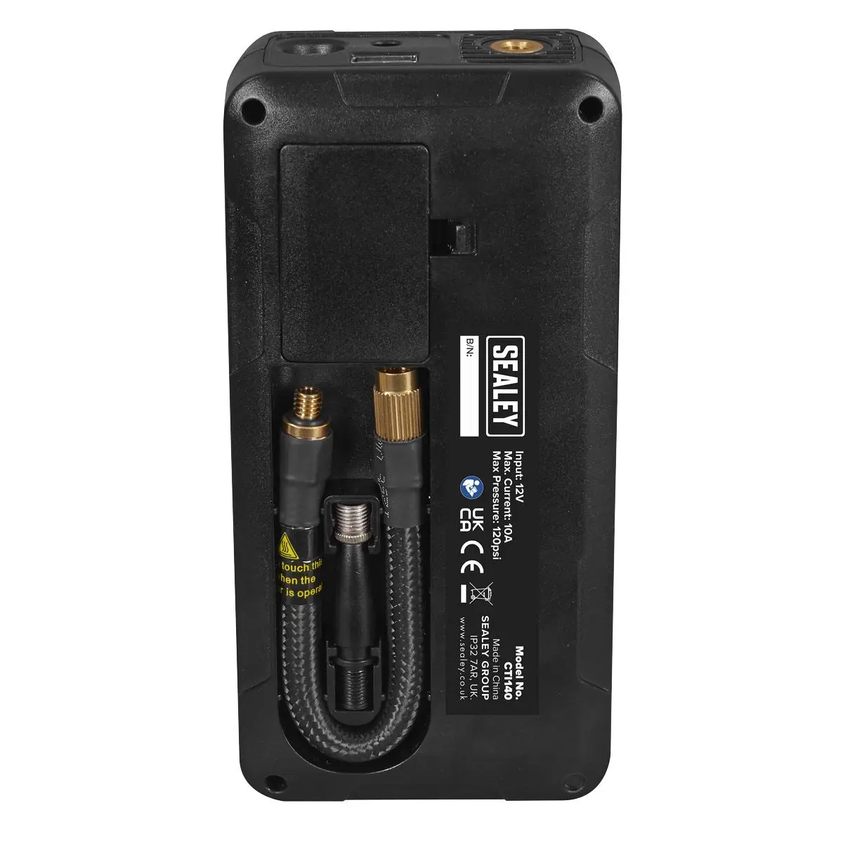 Sealey Rechargeable Tyre Inflator & Power Bank with Worklight 12V - Image 3
