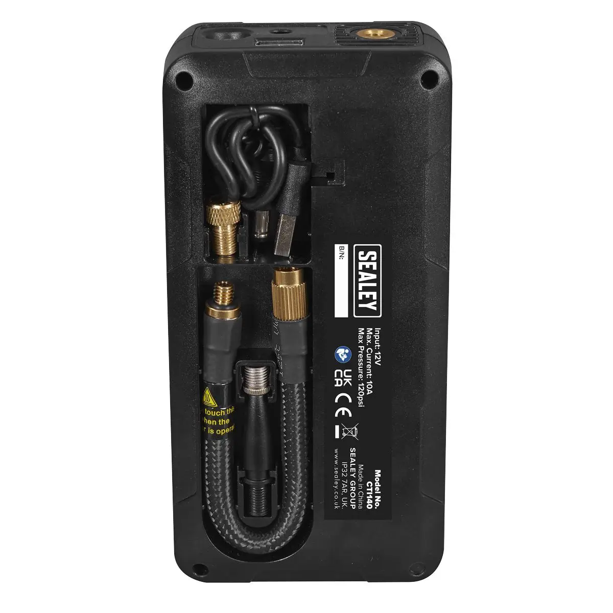 Sealey Rechargeable Tyre Inflator & Power Bank with Worklight 12V - Image 4