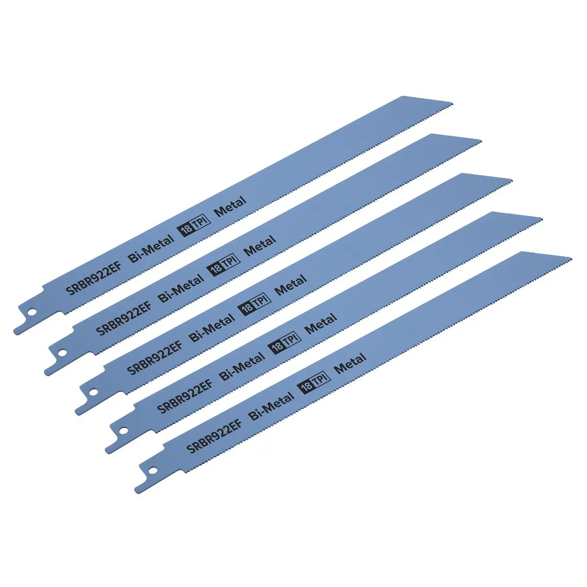 Sealey Reciprocating Saw Blade Metal 230mm 18tpi - Pack of 5 - Image 3