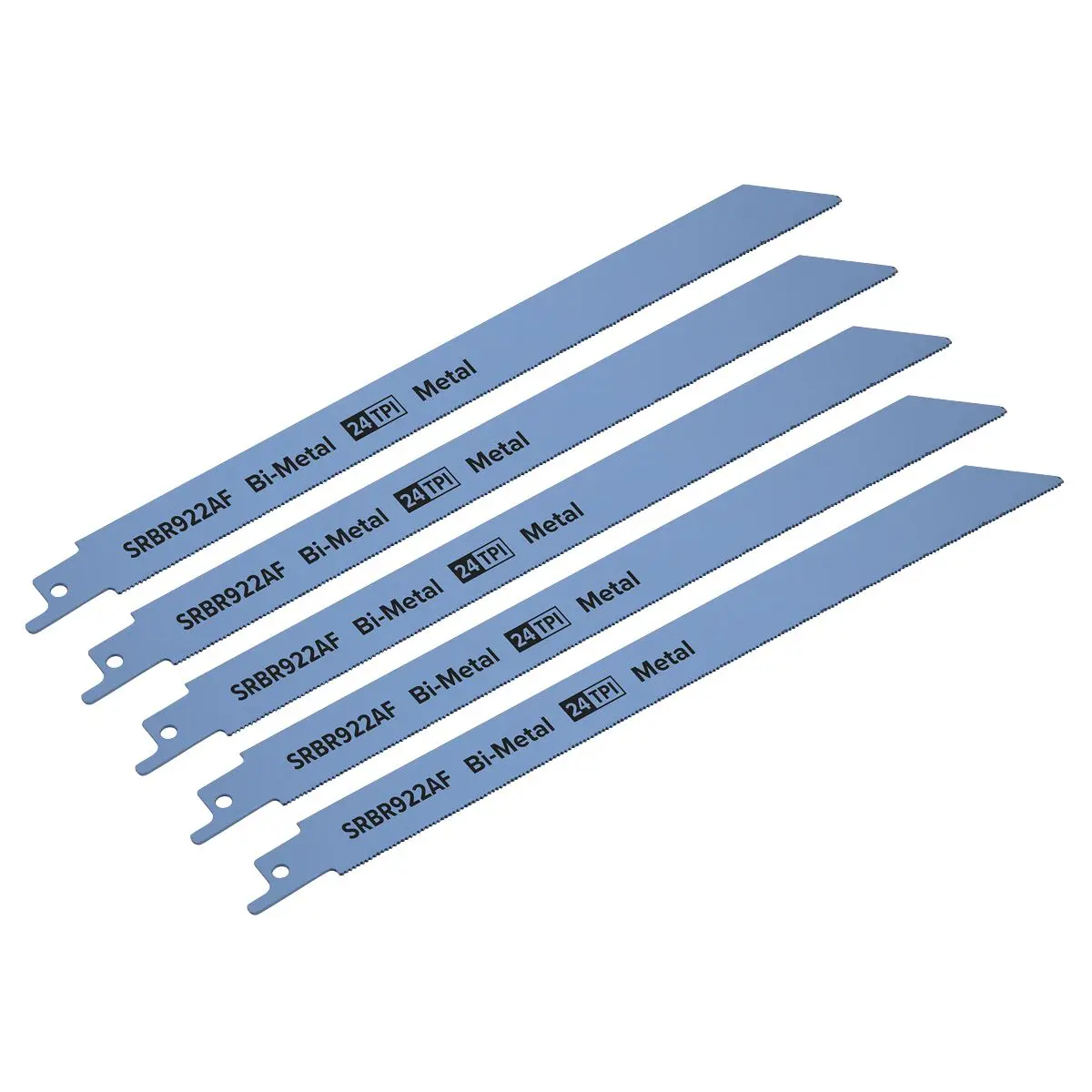 Sealey Reciprocating Saw Blade Metal 230mm 24tpi - Pack of 5 - Image 2