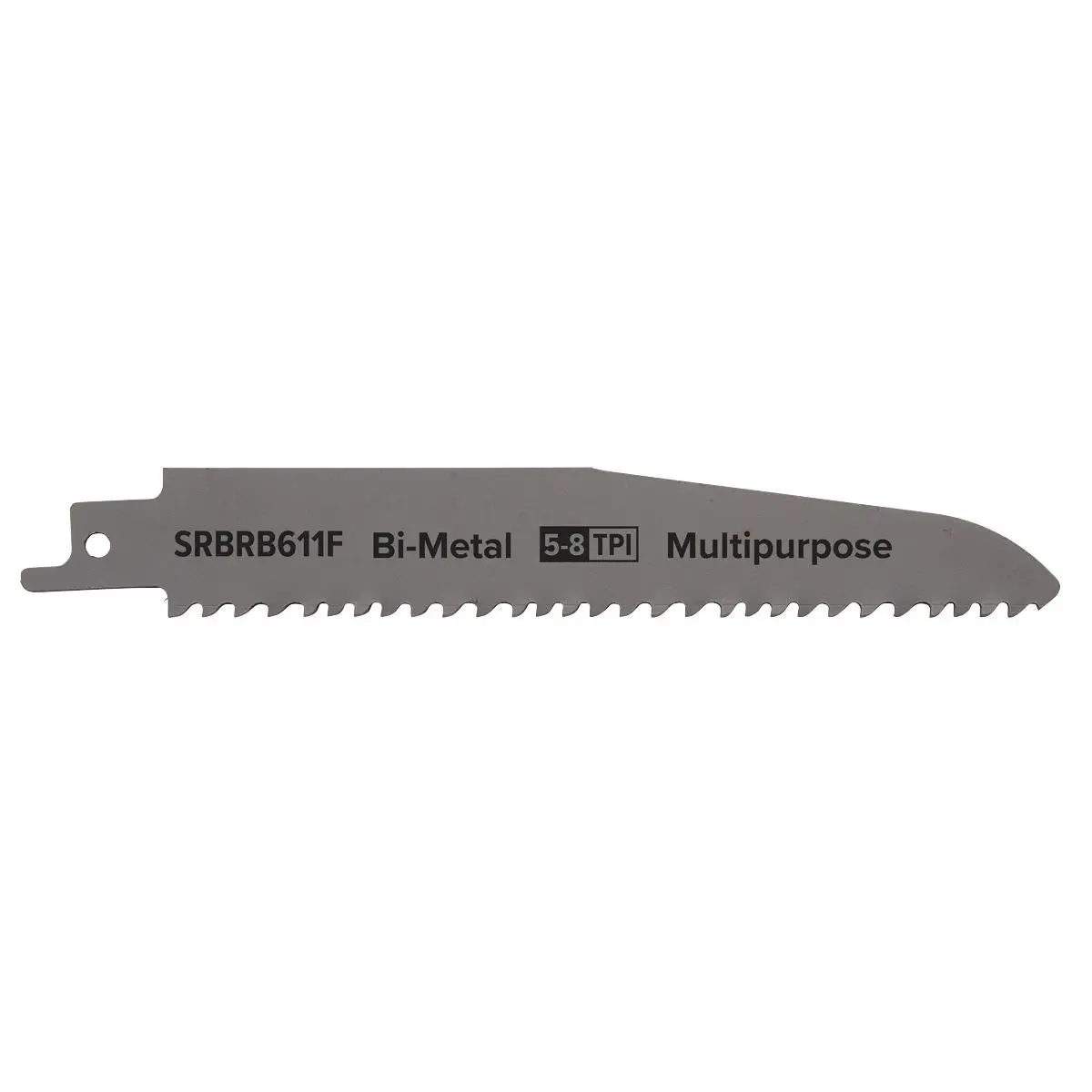 Sealey Reciprocating Saw Blade Multipurpose 150mm 5-8tpi - Pack of 5 - Image 2