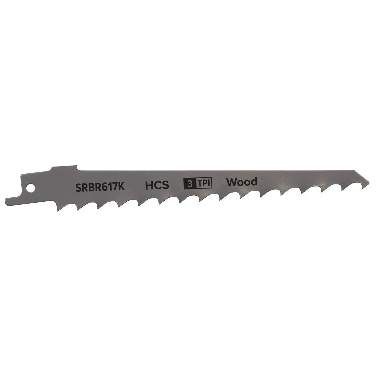 Sealey Reciprocating Saw Blade Pruning & Coarse Wood 150mm 3tpi - Pack of 5 - Image 2