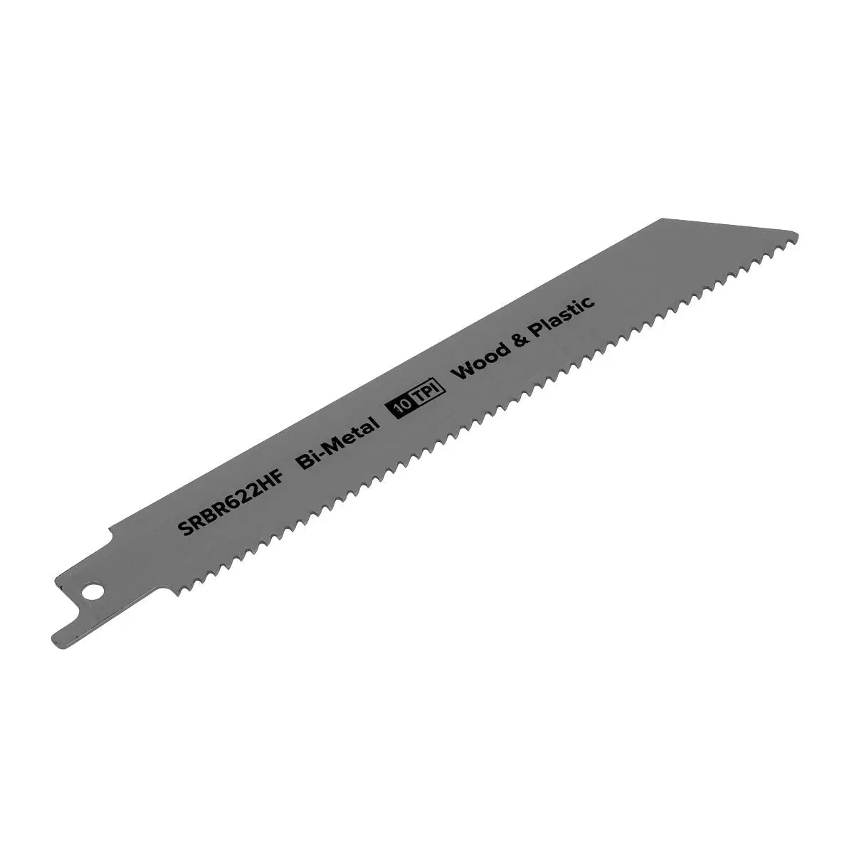 Sealey Reciprocating Saw Blade Wood & Plastics 150mm 10tpi - Pack of 5 - Image 3