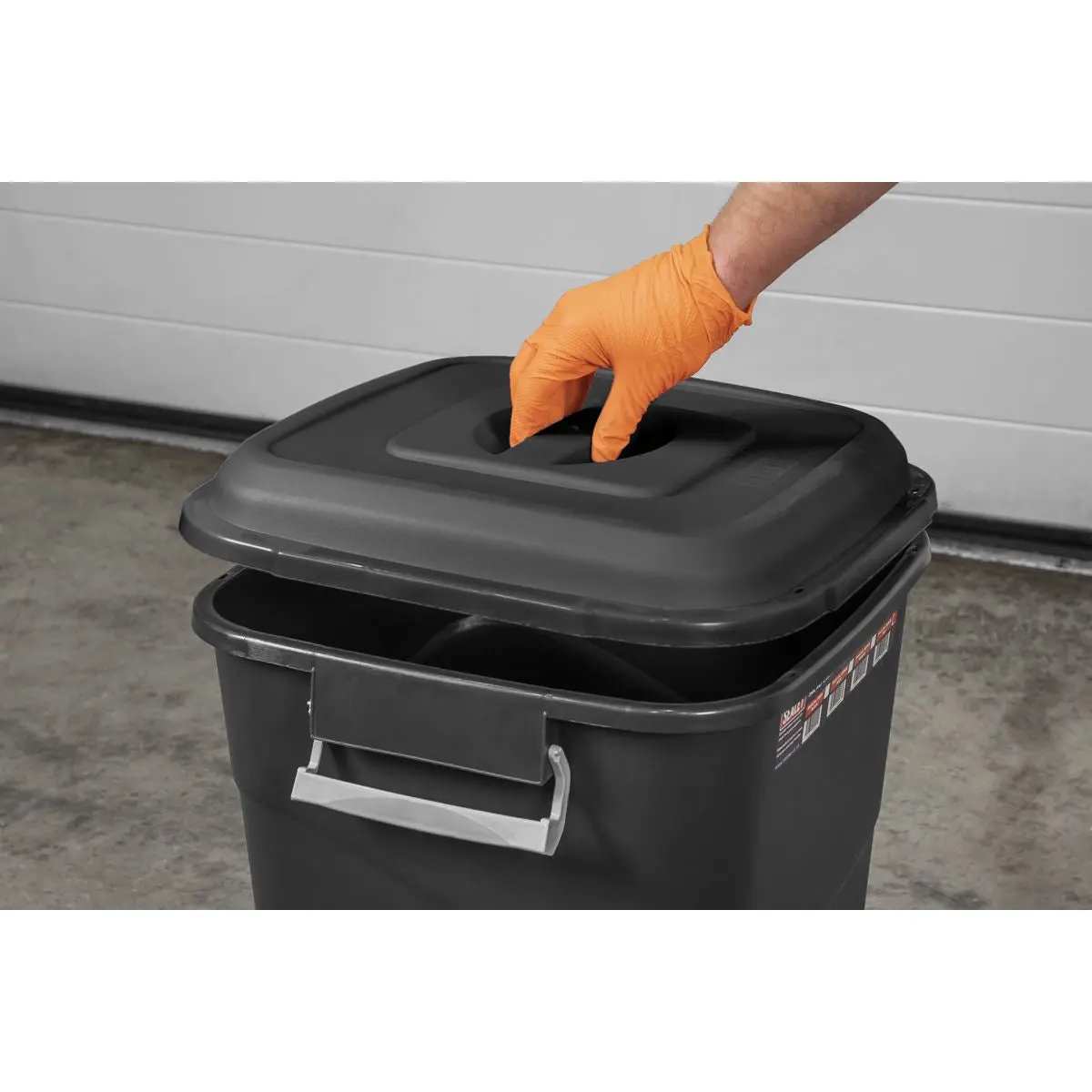 Sealey Refuse/Storage Bin 75L - Black - Image 4