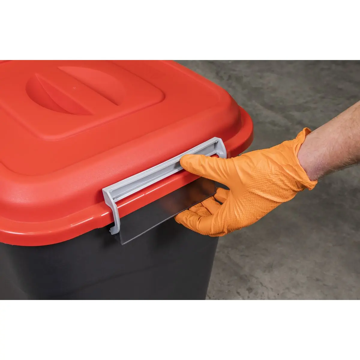 Sealey Refuse/Storage Bin 75L - Red - Image 3