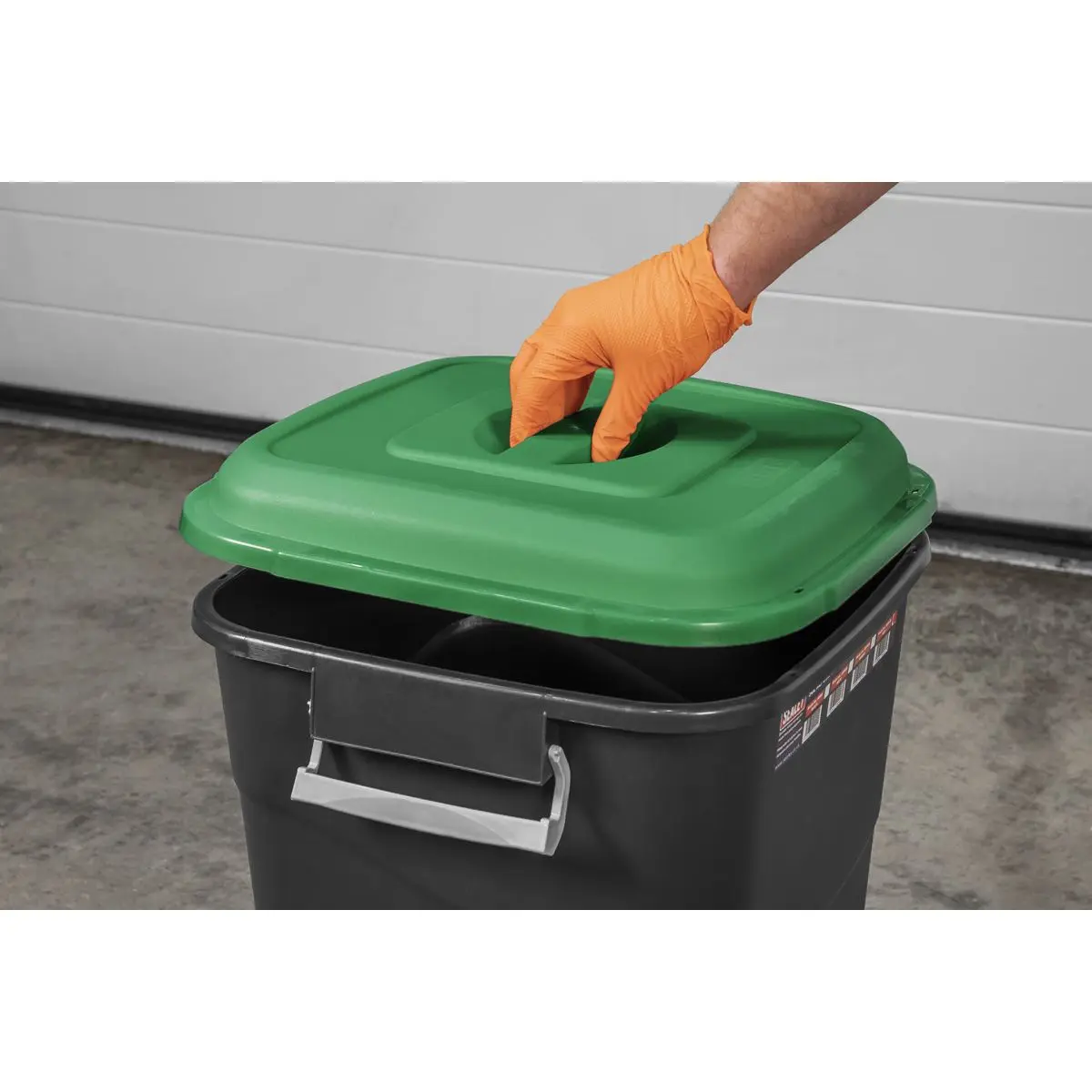 Sealey Refuse/Storage Bin 95L - Green - Image 4