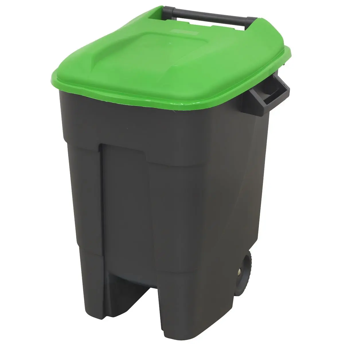 Sealey Refuse/Wheelie Bin 100L - Green - Image 2