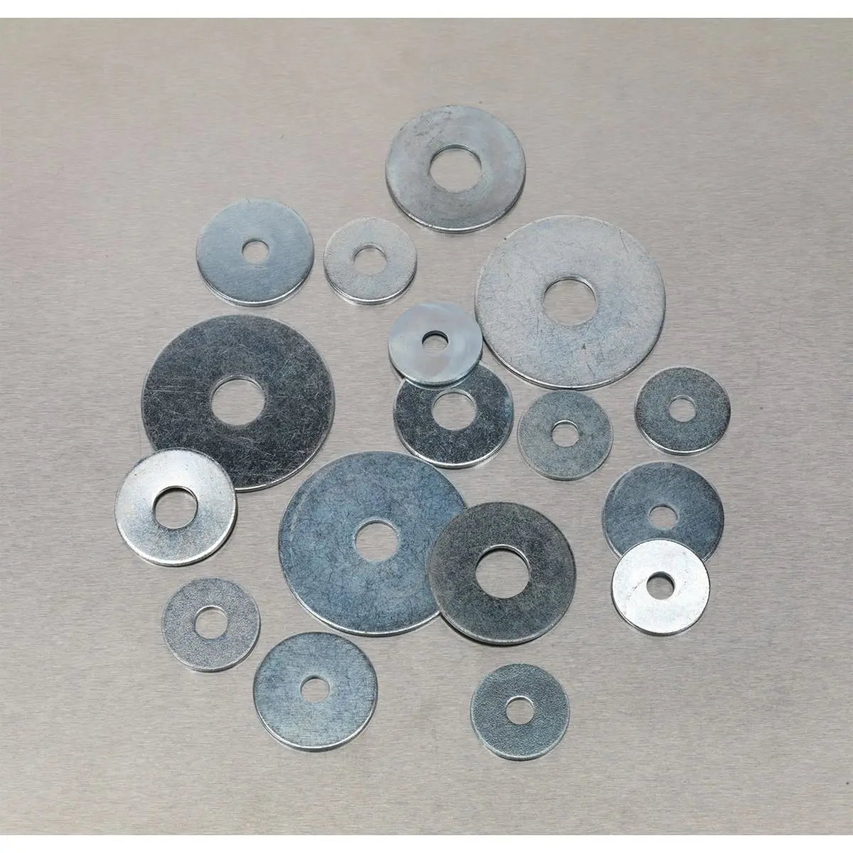 Sealey Repair Washer Assortment 240pc M5-M10 Metric Zinc Plated - Image 3
