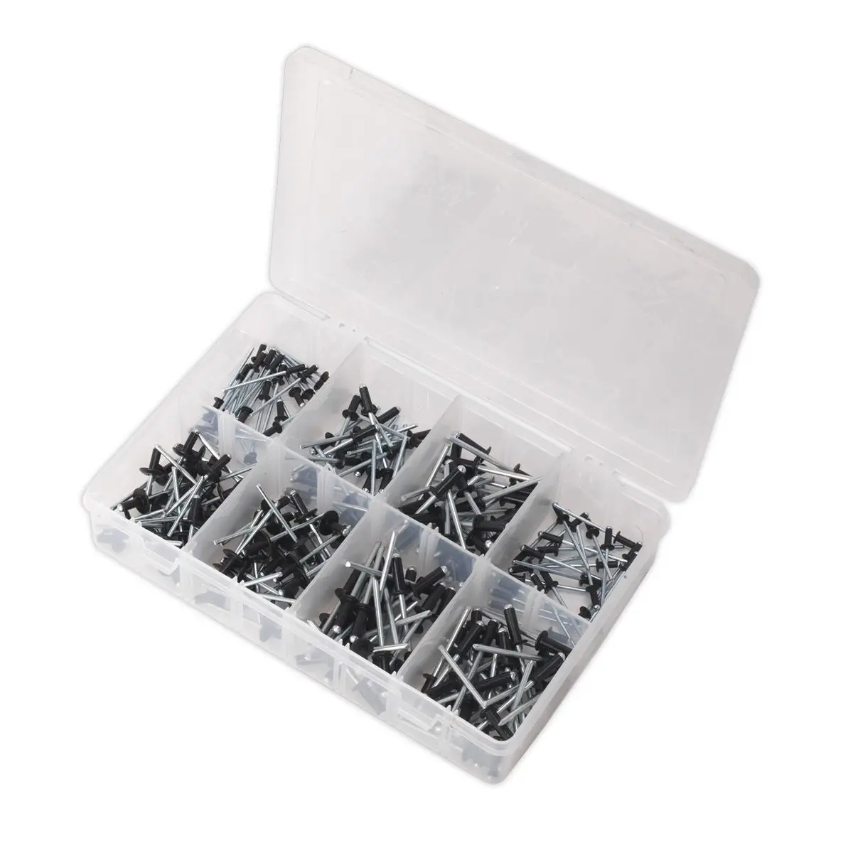 Sealey Rivet Assortment 200pc Black Anodised - Image 5