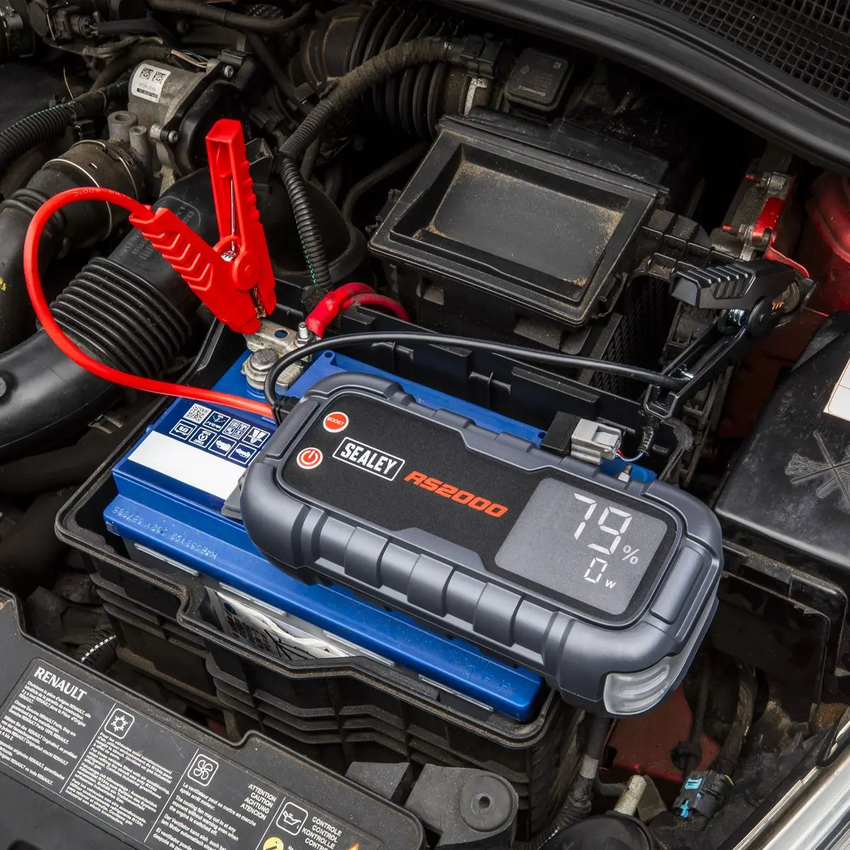 Sealey 12V Jump Starter Power Pack RoadStart 2000A Engine Petrol Diesel - Image 11