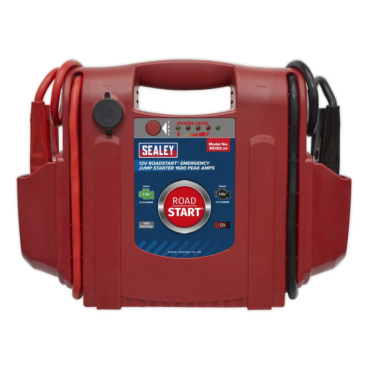 Sealey RoadStart® Emergency Jump Starter 12V 1600 Peak Amps - Image 5