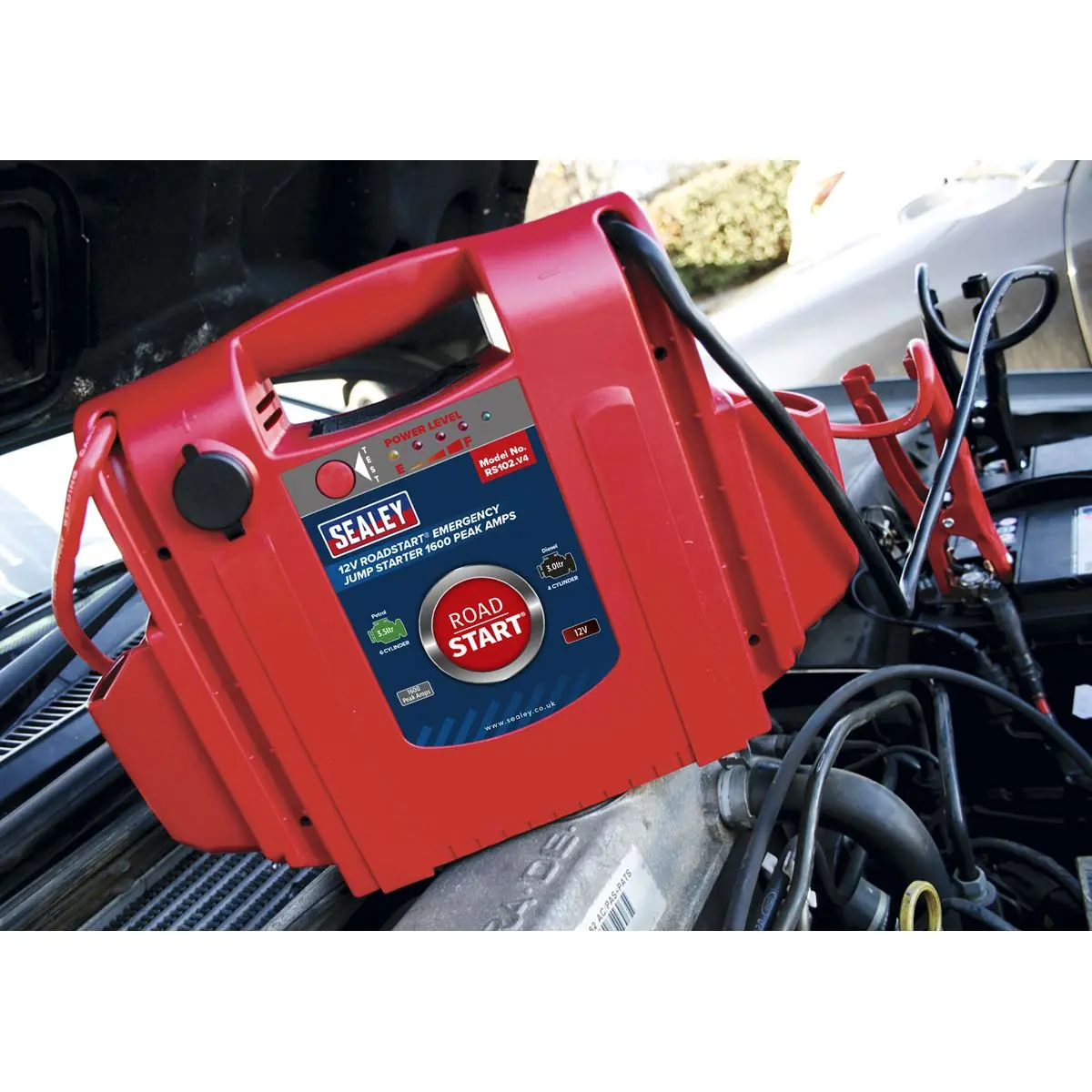 Sealey RoadStart® Emergency Jump Starter 12V 1600 Peak Amps - Image 6