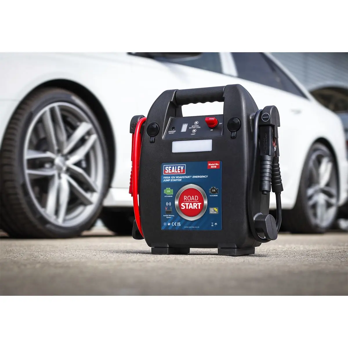 Sealey RoadStart® Emergency Jump Starter 12V 2L 4-Cylinder - Image 7
