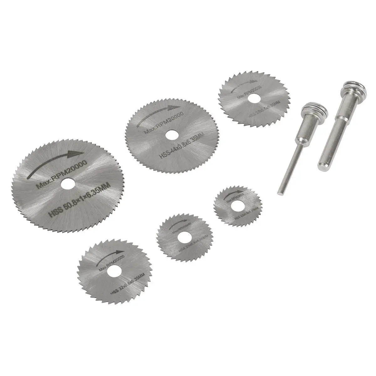 Sealey Rotary Drill Saw Blade Set 8pc