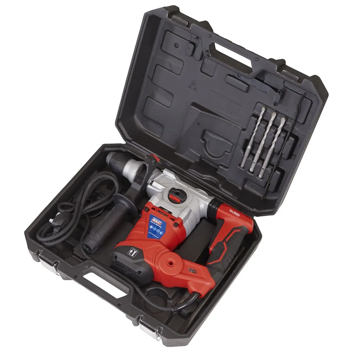 Sealey Rotary Hammer Drill SDS Plus Ø32mm 1500W/230V - Image 11