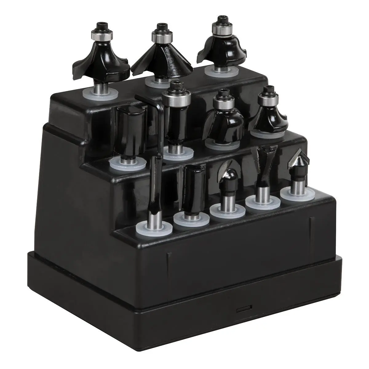 Sealey Router Bit Set 12pc 1/4" Shank