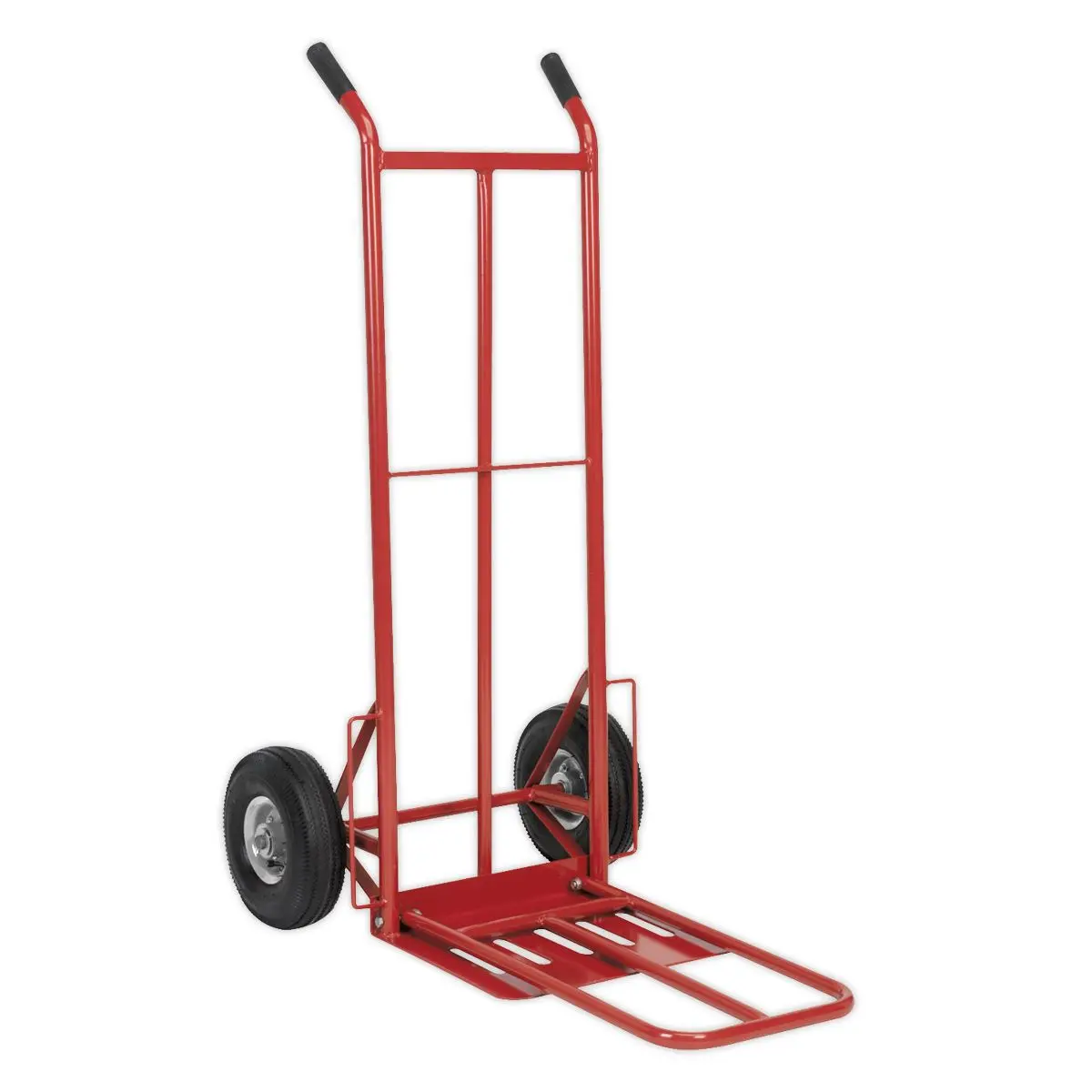 Sealey Folding Sack Truck with Pneumatic Tyres 250kg Capacity - Image 6