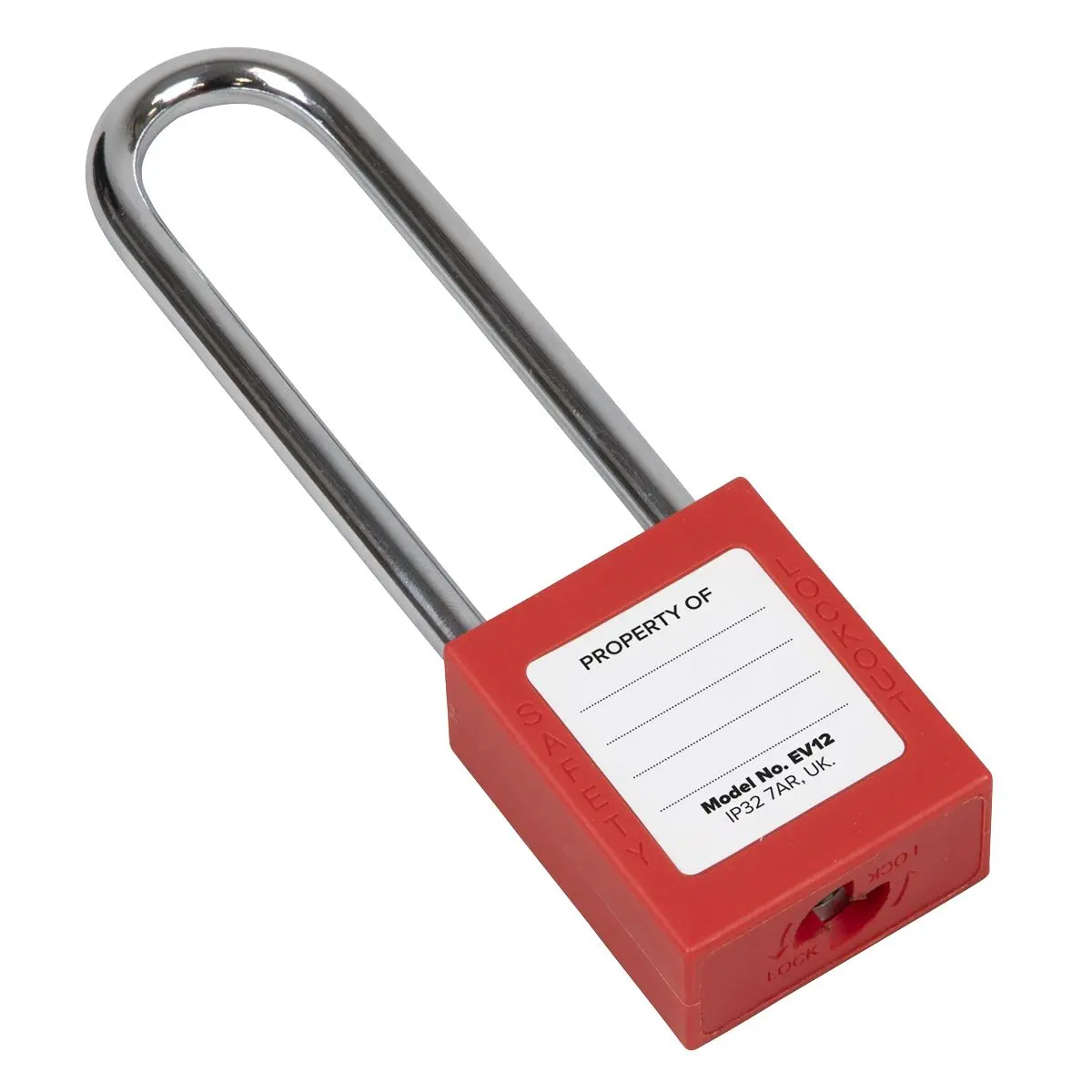Sealey Safety Lockout Padlock - Long Shackle - Image 5