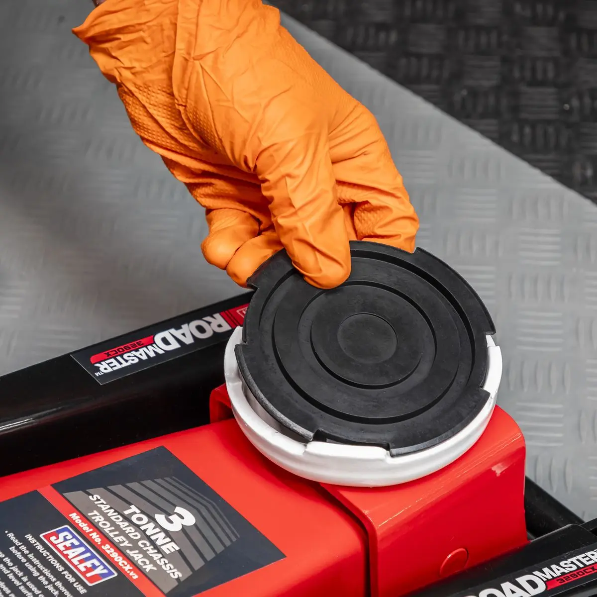 Sealey Safety Rubber Jack Pad - Type B - Image 4