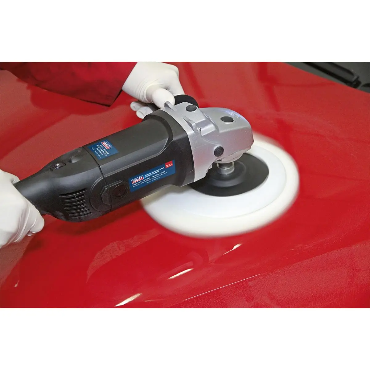 Sealey Sander/Polisher Ø170mm Variable Speed 1300W/230V - Image 2