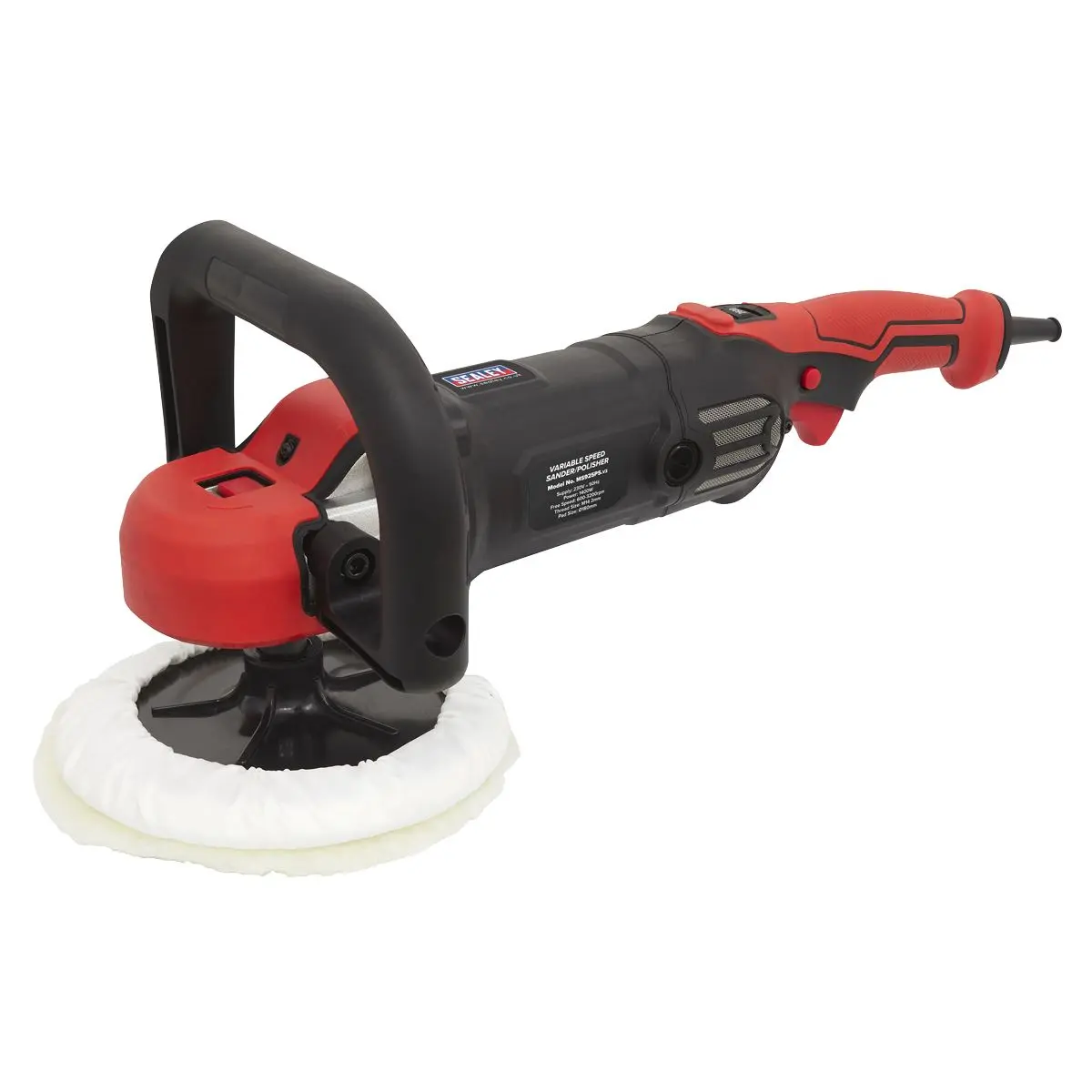 Sealey Sander/Polisher Ø180mm Variable Speed 1400W/230V - Image 3