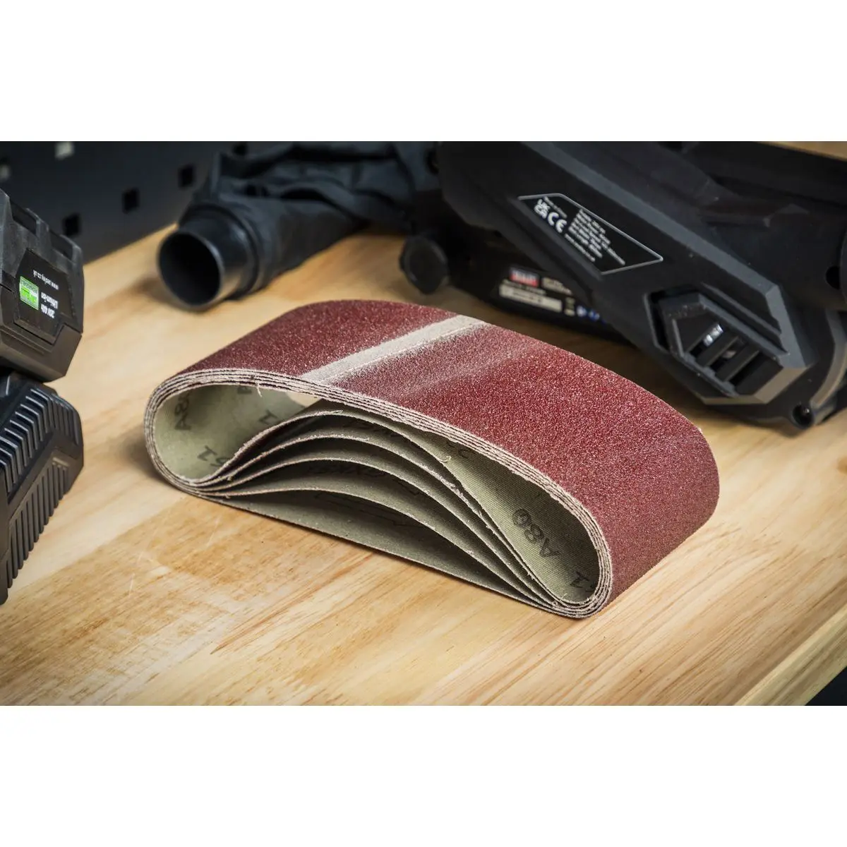 Sealey Sanding Belt 76 x 457mm 80Grit Pack of 5 - Image 6