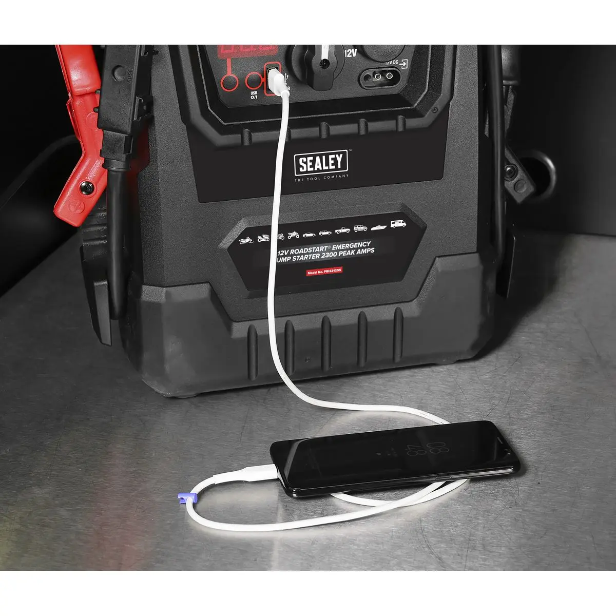 Sealey Schumacher RoadStart Emergency Jump Starter 12V 2300 Peak Amps DEKRA Approved - Image 4