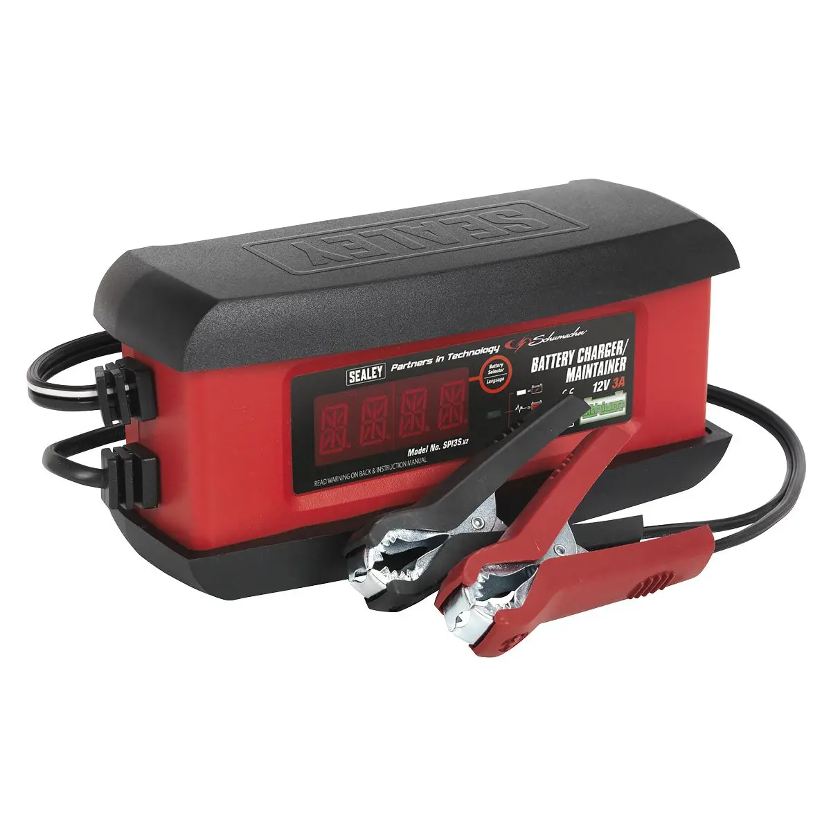 Sealey Schumacher Schumacher® Intelligent Lithium Battery Charger/Maintainer 3Amp 12V