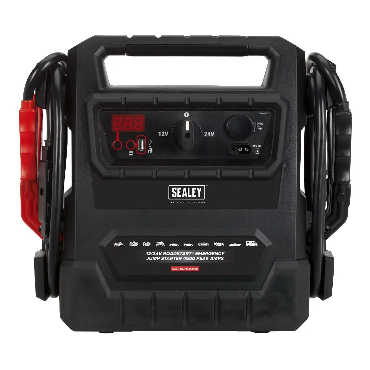 Sealey RoadStart® Emergency Jump Starter 12/24V 4600 Peak Amps - DEKRA Approved - Image 3