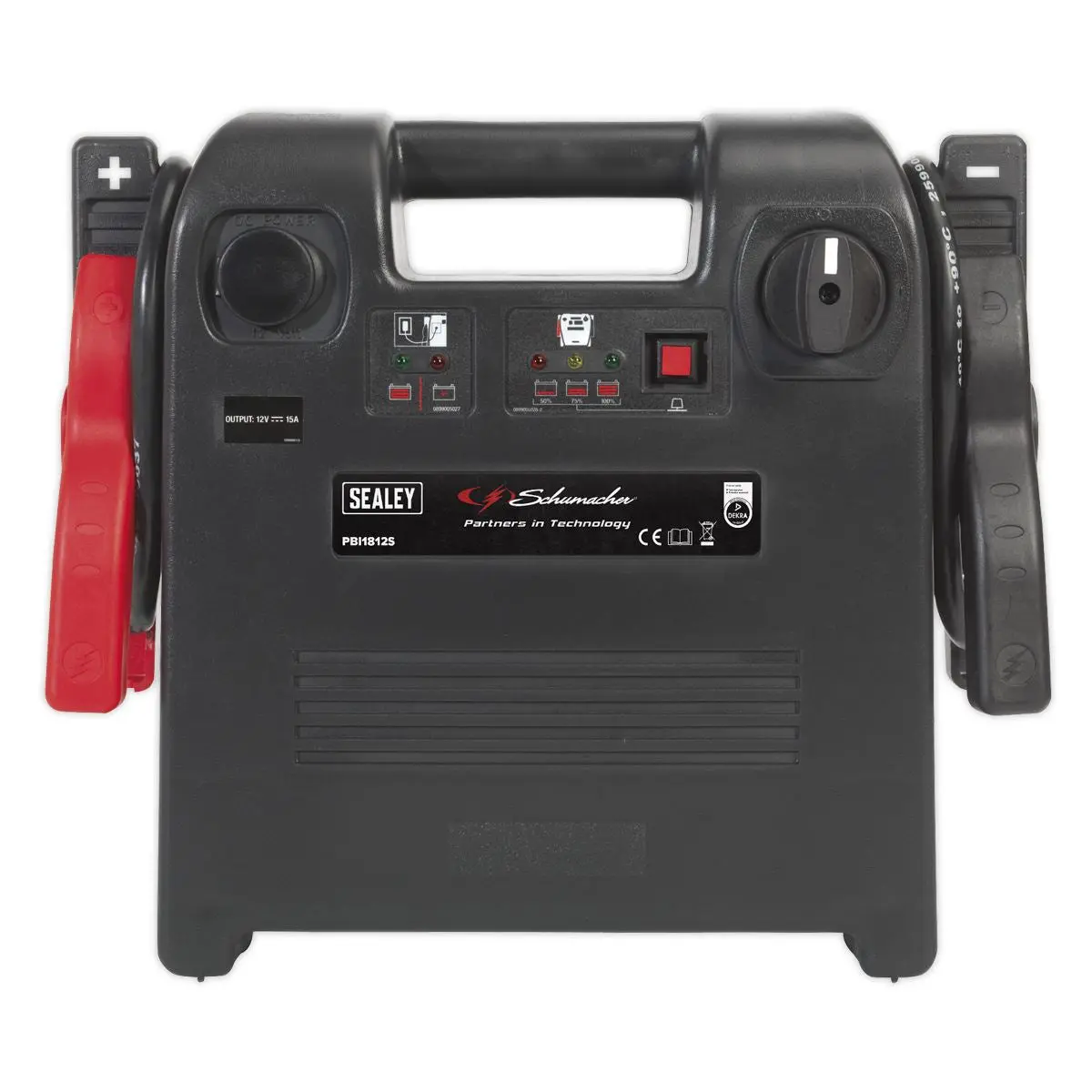 Sealey Schumacher Schumacher® RoadStart® Emergency Jump Starter 12V 1700 Peak Amps DEKRA Approved - Image 2