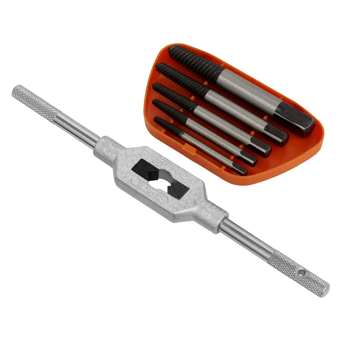 Sealey Screw Extractor Set with Wrench 6pc Helix Type - Image 3