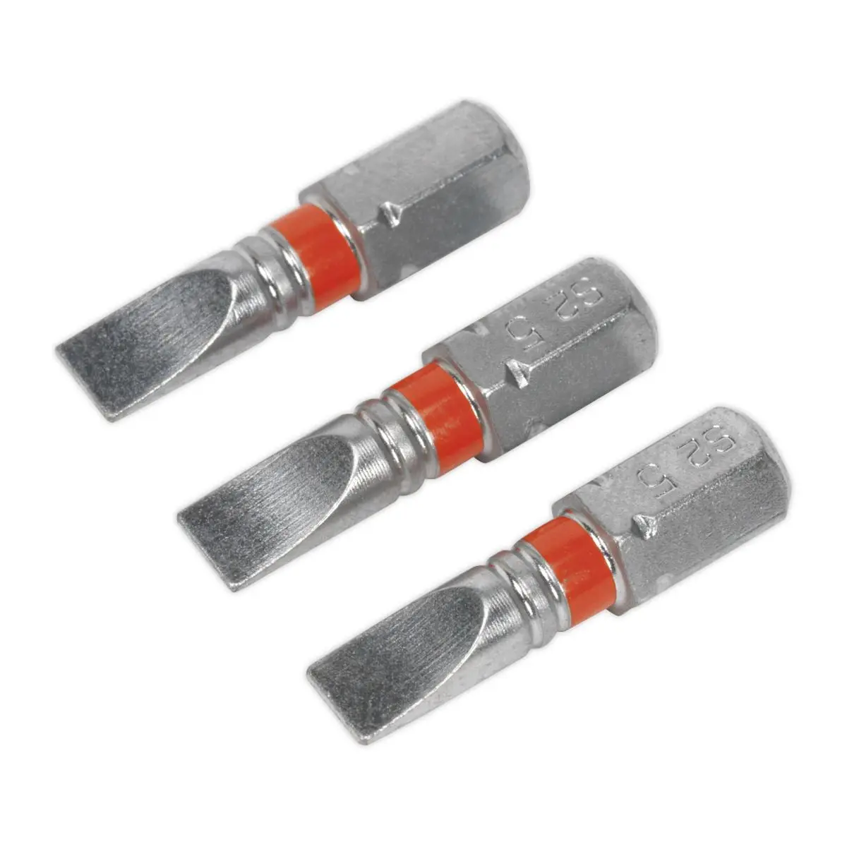Sealey Screwdriver Bits Colour Coded S2 Steel 3 Pack Pozi Phillips Slotted 25mm 75mm - Image 18